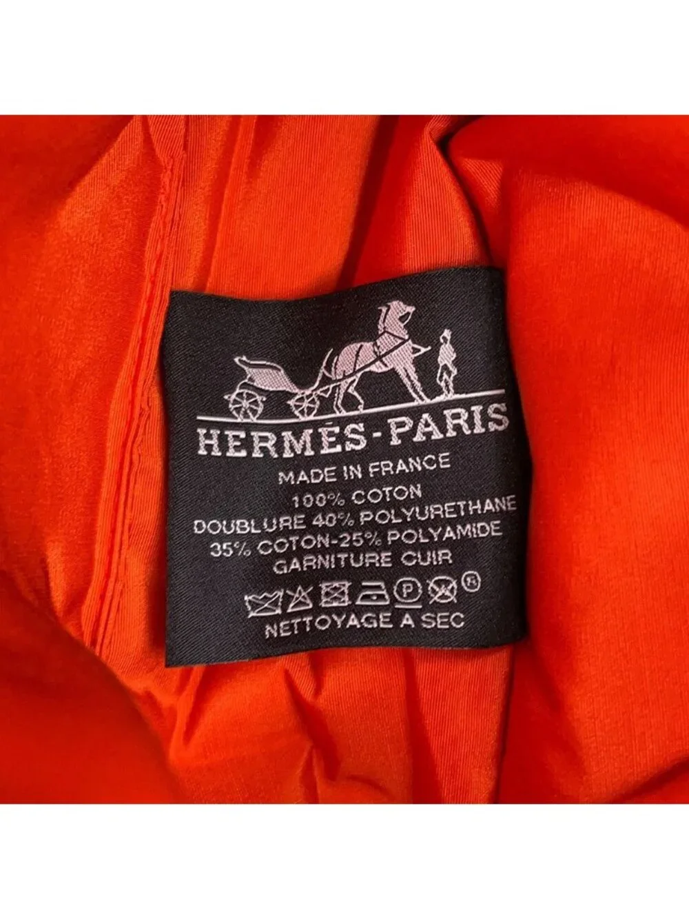 Hermes Pouch Bolide Mini Black Silver Cotton Case